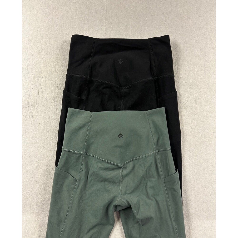 Athleta Salutation 7/8 tights and Salutation Stash Pocket II Tight Bundle